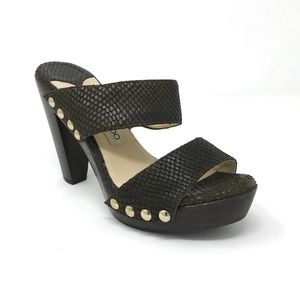 Jimmy Choo Wood Platform Sandal